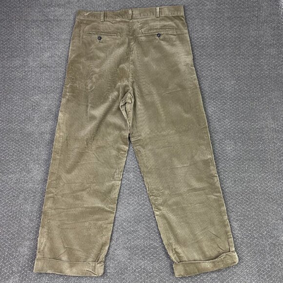 Vintage Y2K Old Navy Corduroy Pants men's 36 x 30 36x29 Wide Leg Baggy Wide Wale - Picture 6 of 15